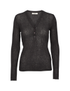 Adi LS V-neck - Dark Grey Mel.