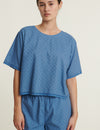 Adie Crop Tee - Quiet harbor