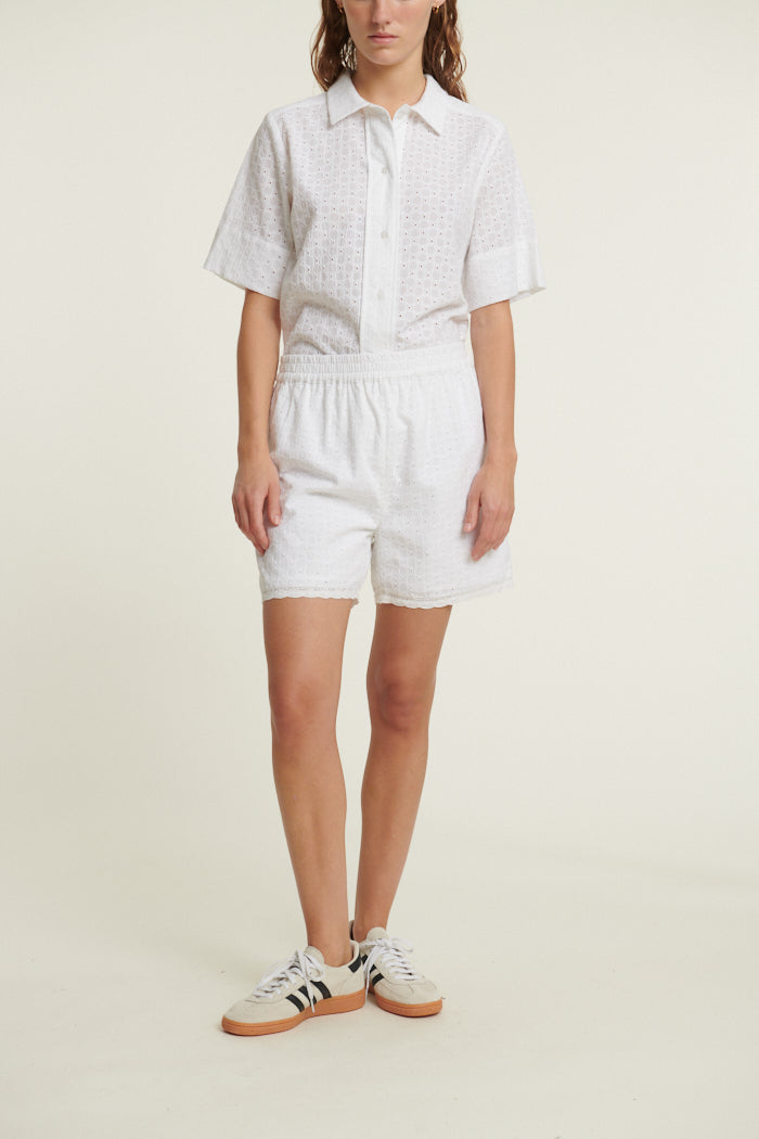 Basic Apparel Adie Shorts Shorts 423 Bright White