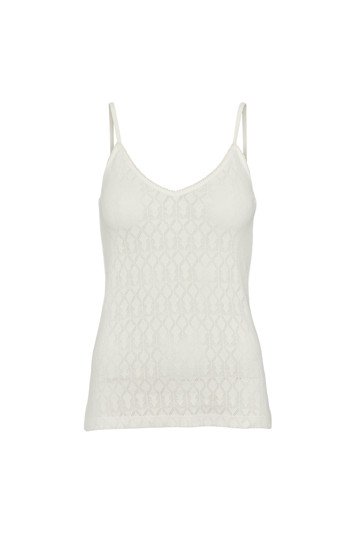 Basic Apparel Ana Strap top Toppe 600 White Swan