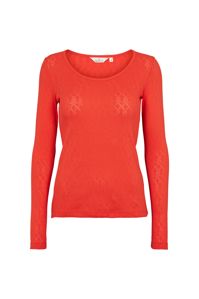 Basic Apparel Ana T-shirt T-shirts 278 High Risk Red