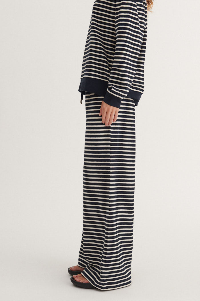 Basic Apparel Anneli Pants Bukser 721 Sky captain / birch