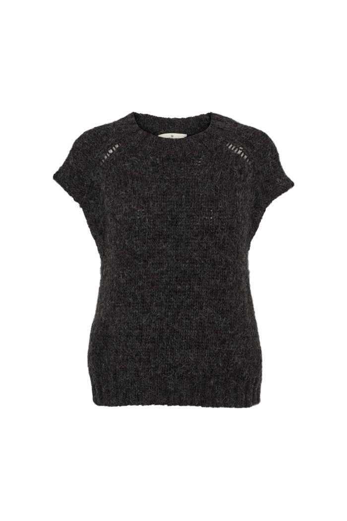 Basic Apparel Apuana Vest Veste 393 Dark Grey Mel.