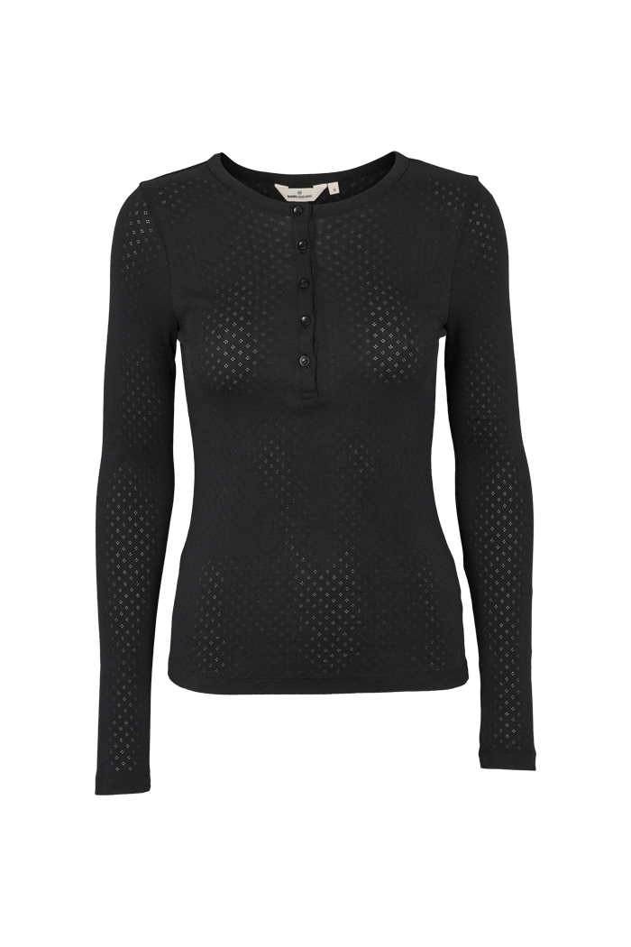 Basic Apparel Arense Granddad T-shirts 001 Black