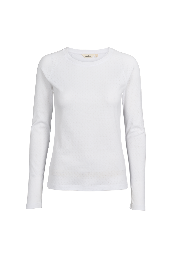 Basic Apparel Arense LS Tee T-shirts 002 White