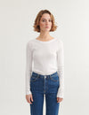 Arense LS Tee - White