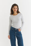 Arense LS Tee - Light Grey Mel.