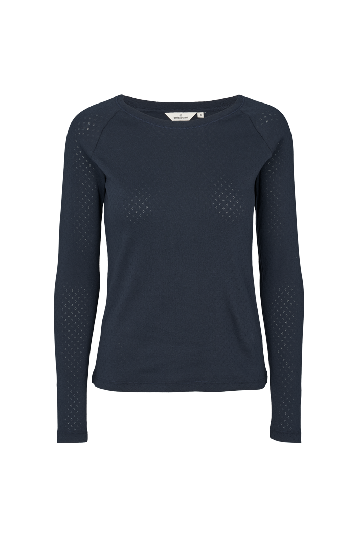 Basic Apparel Arense LS Tee T-shirts 606 Sky Captain