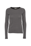 Arense LS Tee - Poppy seed / Black