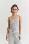 Arense Strap Top - Light Grey Mel.