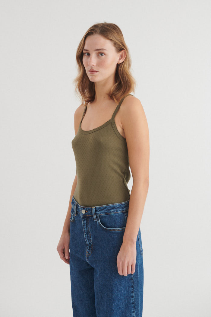 Basic Apparel Arense Strap Top Toppe 889 Sea turtle