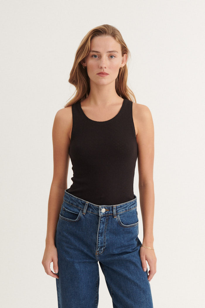 Basic Apparel Arense Tank Toppe 001 Black