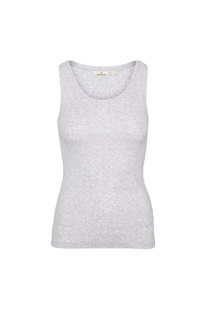 Basic Apparel Arense Tank Toppe 318 Light Grey Mel.