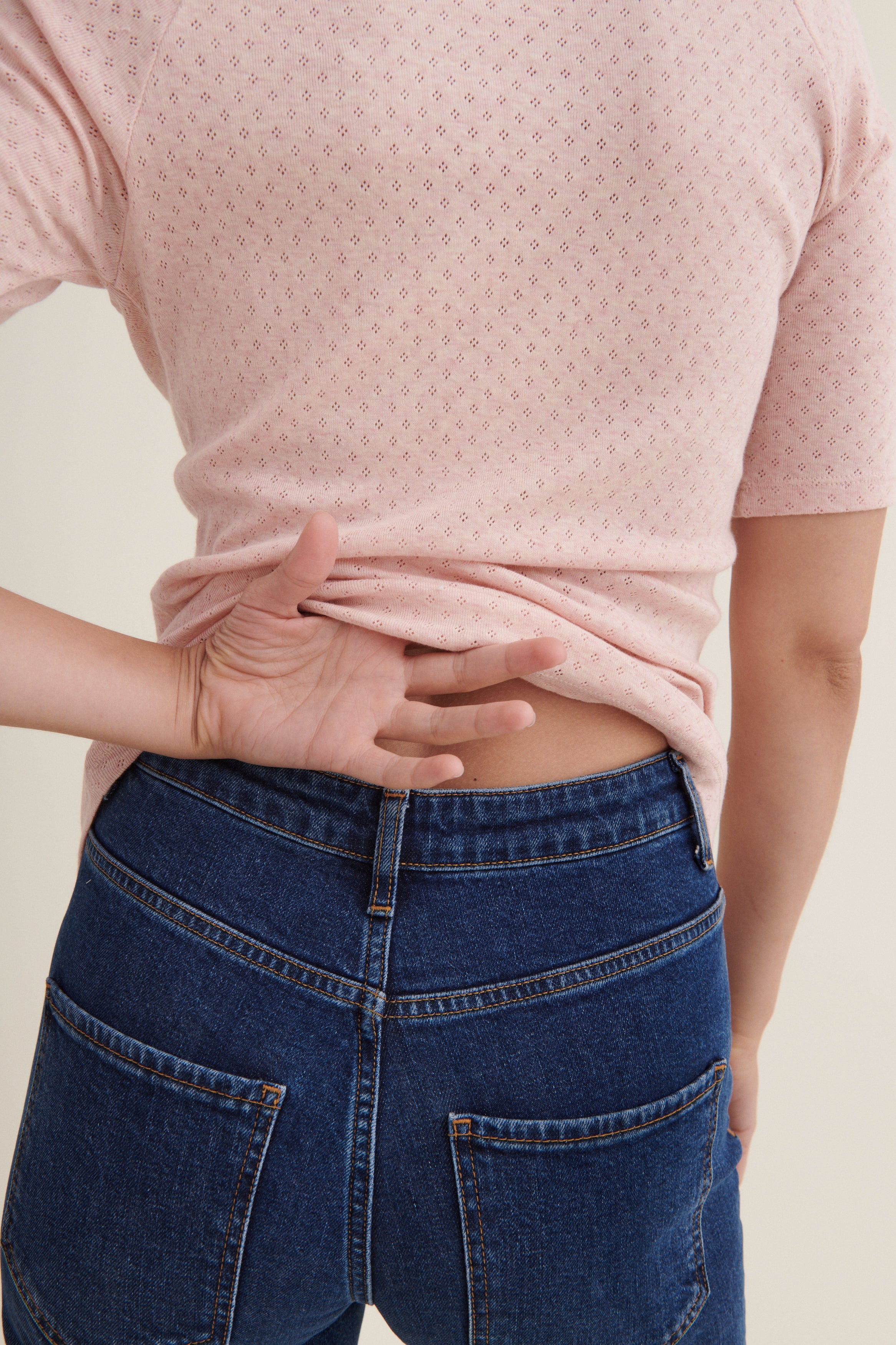 Basic Apparel Arense Tee T-shirts 462 Pink Melange