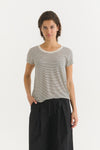 Ashly SS Tee - Birch/Black