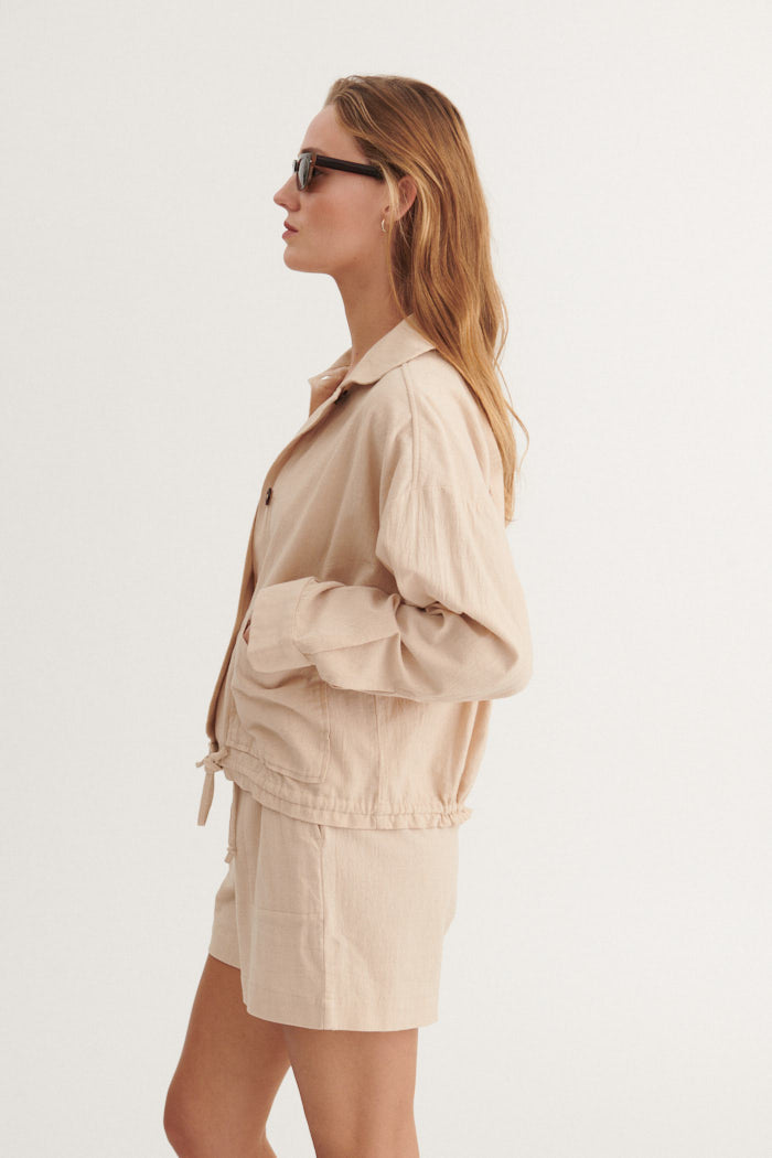 Basic Apparel Beate Jacket Jakker 777 Smokey Grey