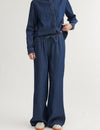 Bine Wide Pant - Mid Blue