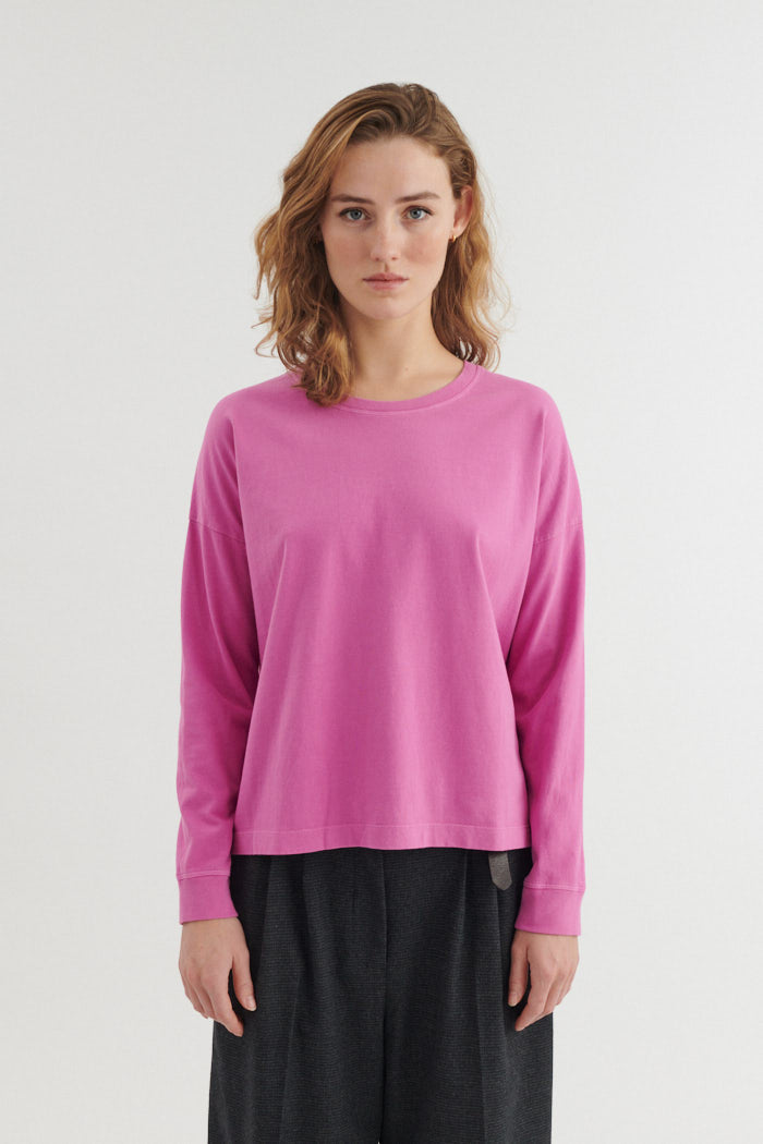 Basic Apparel Boni LS T-Shirt T-shirts 670 Purple Orchid