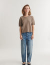 Cady SS O-neck - Greige