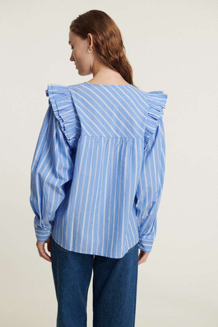 Basic Apparel Candy Blouse Bluser 757 Quiet harbor