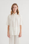 Carina Oversized Shirt - Bright White