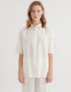 Carina Oversized Shirt - Bright White