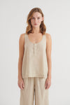 Carina Tank - Natural melange