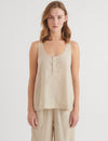 Carina Tank - Natural melange