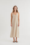 Carina Tank Dress - Natural melange