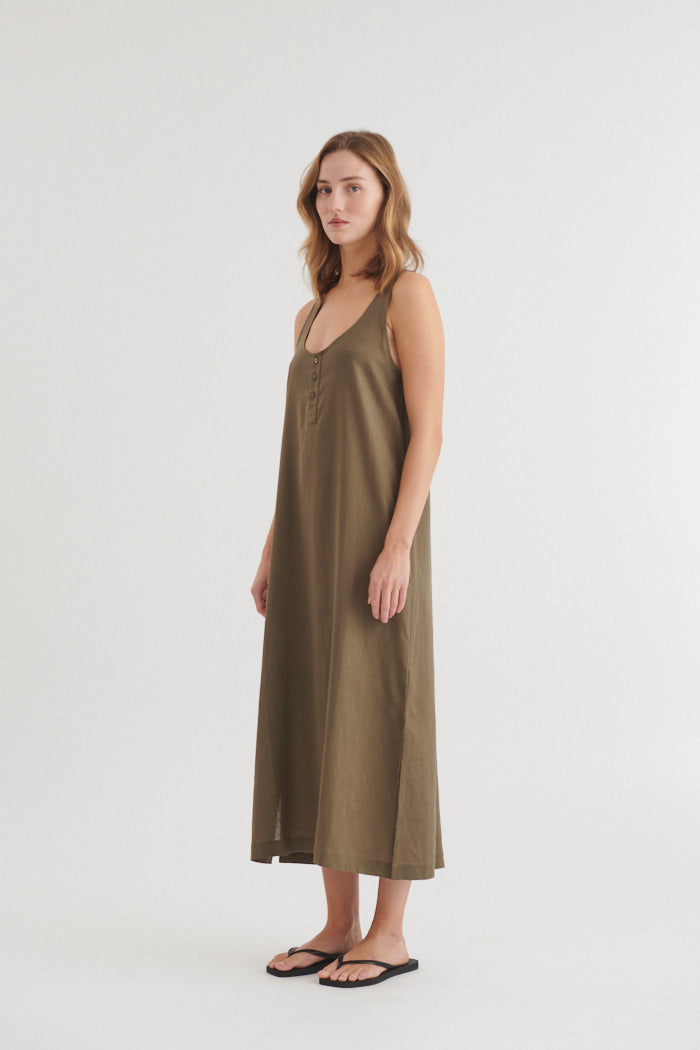 Basic Apparel Carina Tank Dress Kjoler 889 Sea turtle