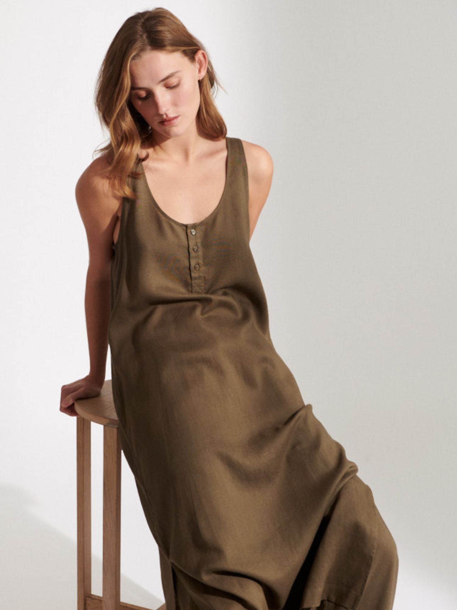 Basic Apparel Carina Tank Dress Kjoler 889 Sea turtle