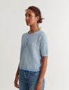 Cashi Granddad Pullover - Dutch canal / birch