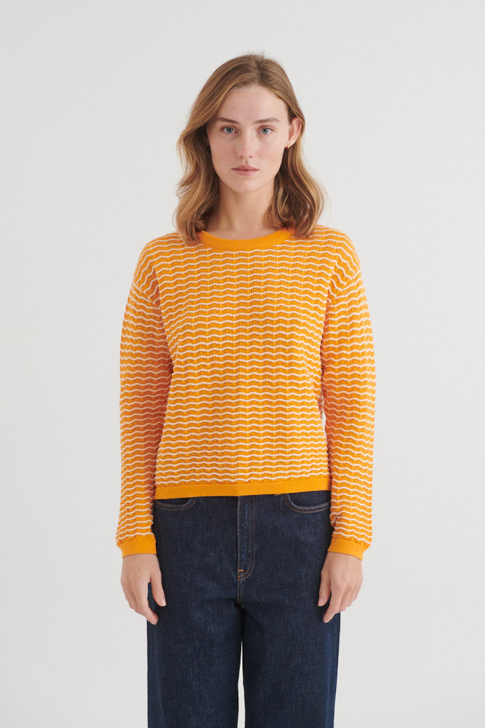 Basic Apparel Cashi Pullover Sweaters 880 Abricot / birch