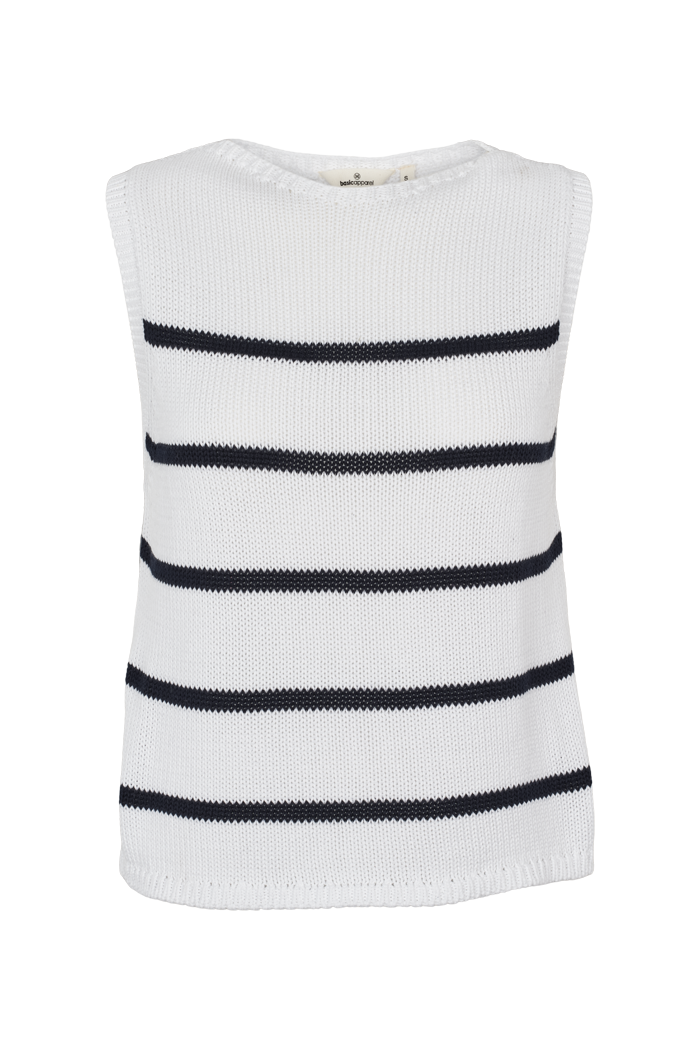 Basic Apparel Cia Vest Veste 708 bright white / navy