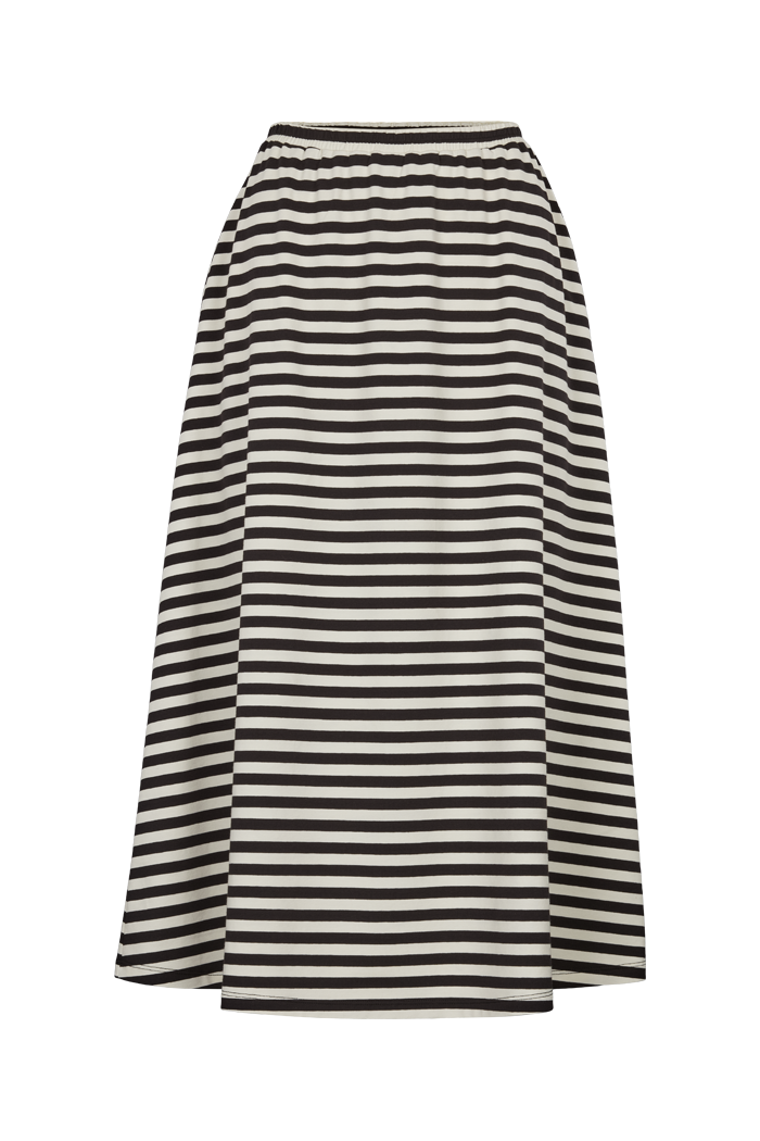 Basic Apparel Elba Skirt GOTS Nederdele 379 Black/Off White
