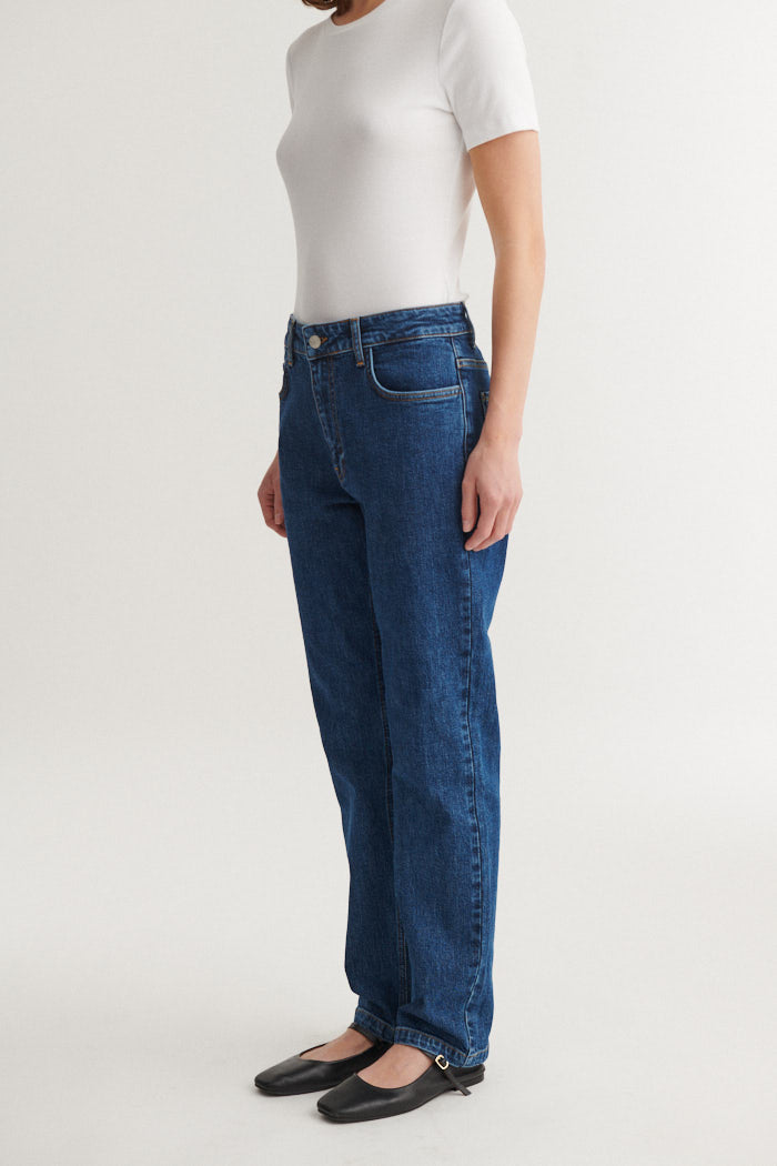 Basic Apparel Ellen Mid Blue Jeans Jeans 103 Mid Blue