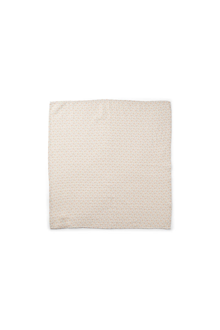 Basic Apparel Ember Scarf GOTS Halstørklæder 678 Birch / Amber Brown / Blue Horizon