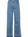 Enya Light Jeans - Denim Blue Fringe