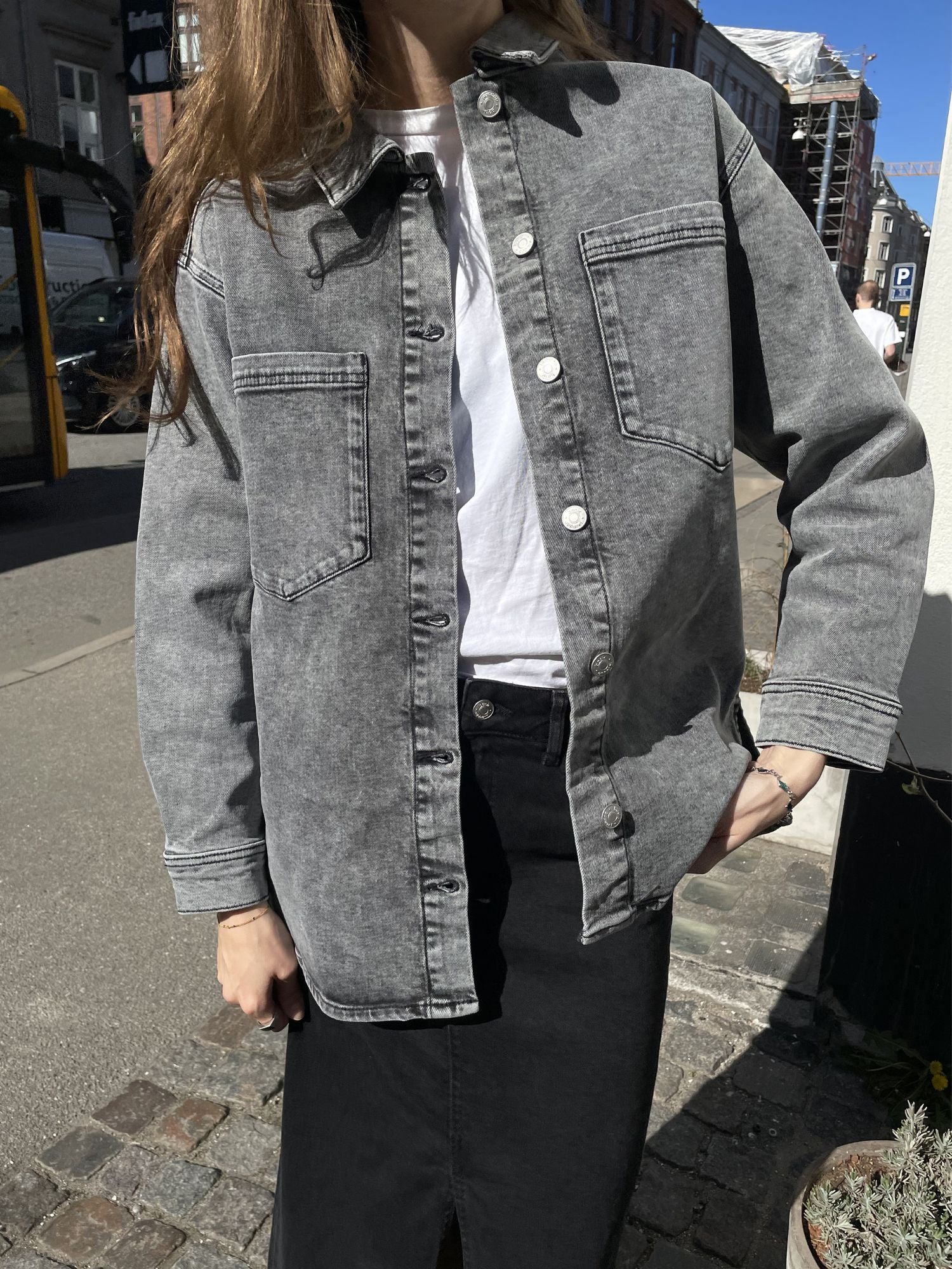 Basic Apparel Etta shirt Skjorter 026 Grey