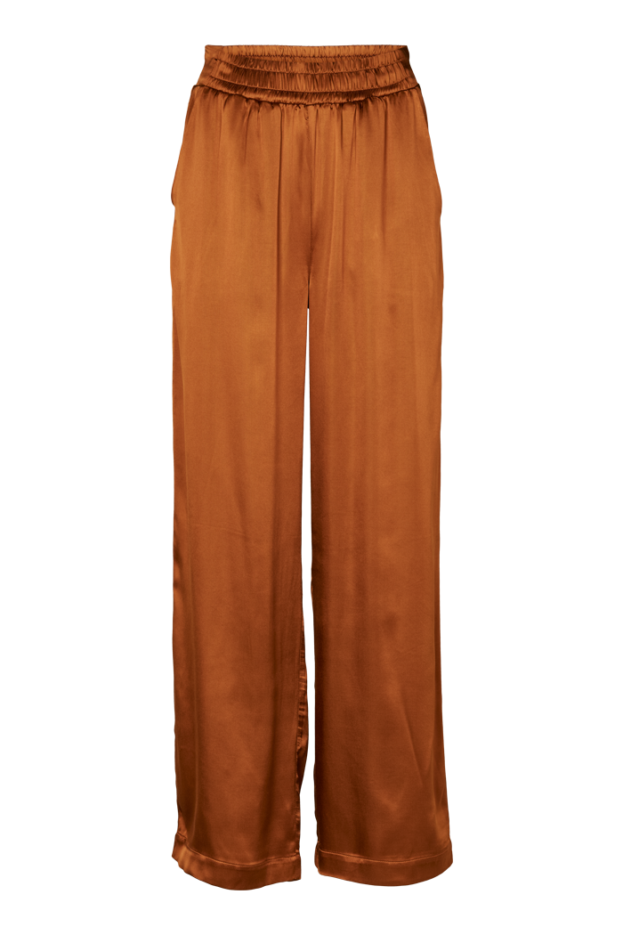 Basic Apparel Flora Long Pant Bukser 629 Monks robe