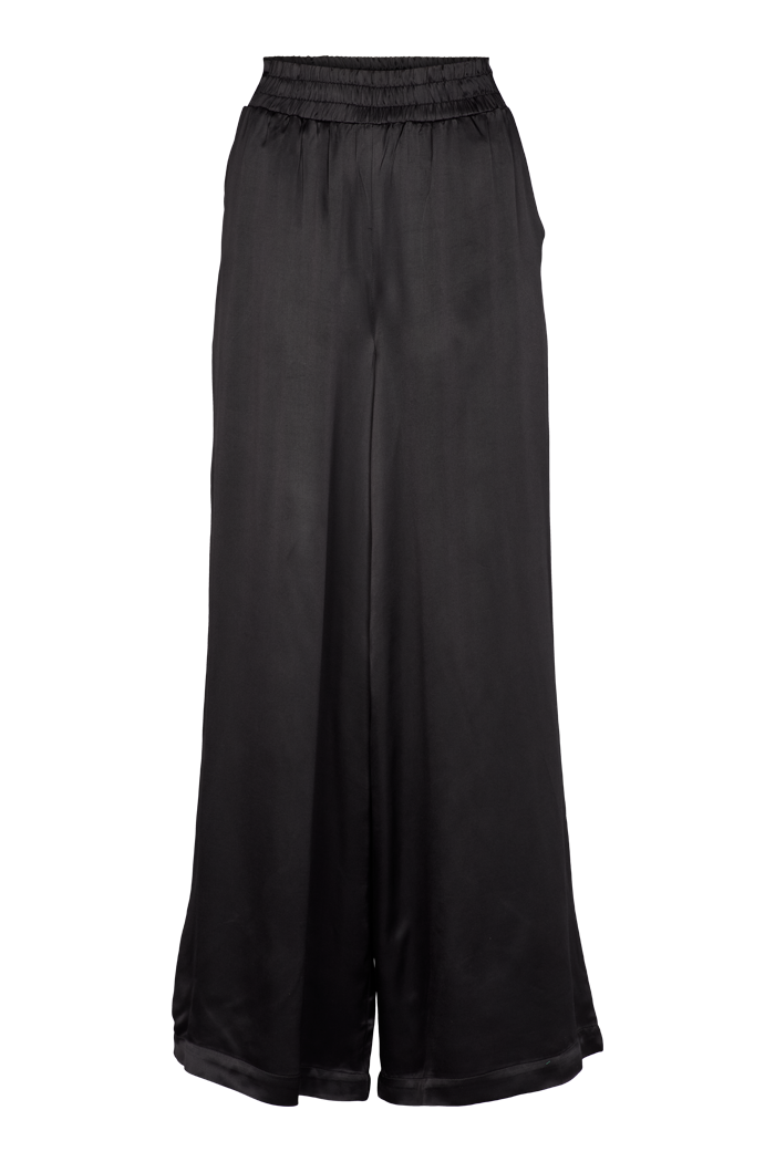 Basic Apparel Flora Wide Pants Bukser 001 Black