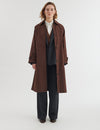 Gise Raglan Coat - Chicory coffee