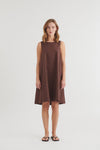 Ida Dress - Chicory coffee