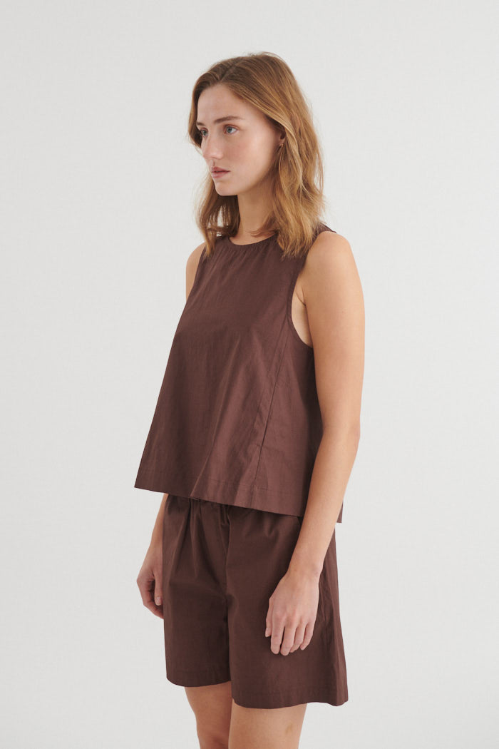 Basic Apparel Ida Top Toppe 864 Chicory coffee
