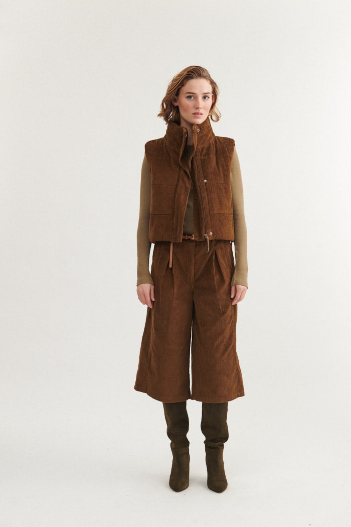 Basic Apparel Isa Long Shorts Shorts 620 Desert palm