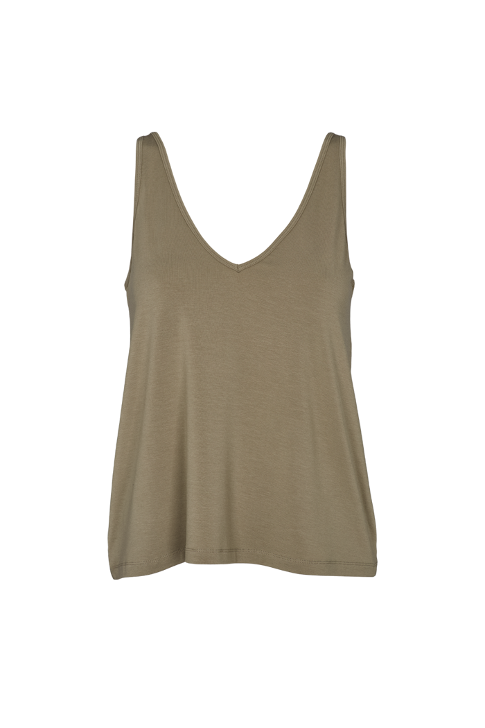 Basic Apparel Jo V Tank Toppe 538 Vetiver