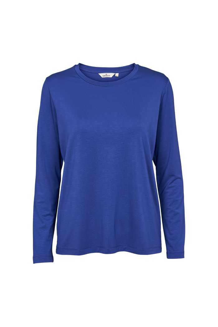 Basic Apparel Jolanda LS Tee T-shirts 713 Clematis Blue