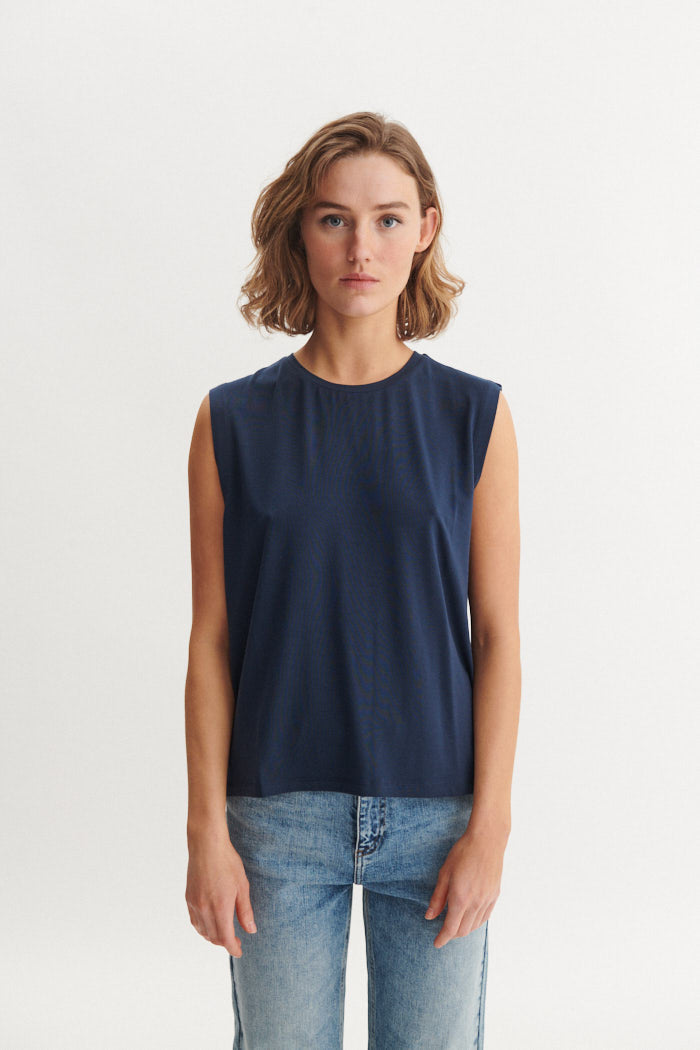 Basic Apparel Jolanda Tank Toppe 048 Navy