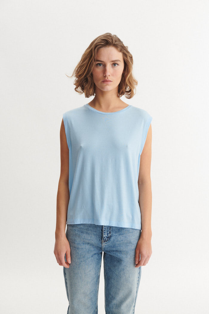 Basic Apparel Jolanda Tank Toppe 761 Dutch canal