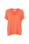 Joline V-neck - Tomato / emberglow